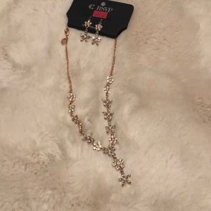 Necklace and earring set